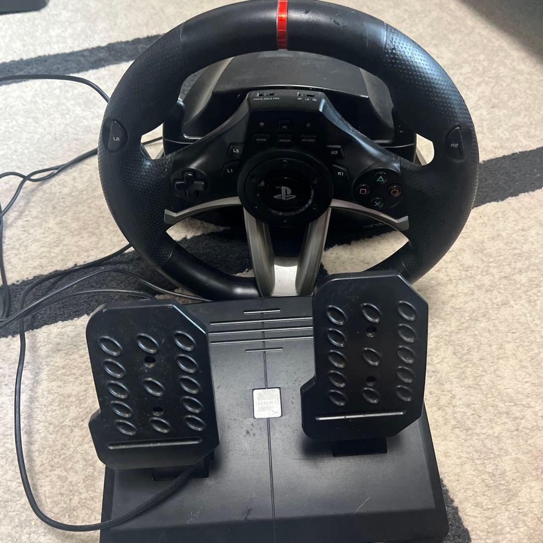 美品　レーシングホイールエイペックス for PlayStation3/4/PC