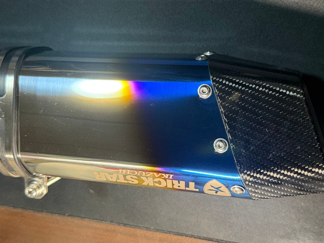 TRICK STAR 政府認証スリップオンマフラー　ninja400