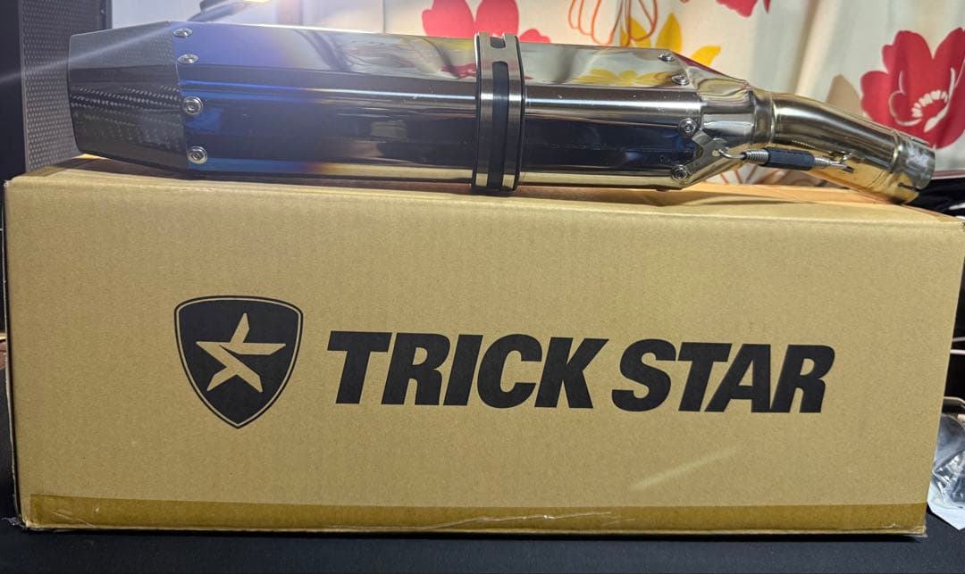 TRICK STAR 政府認証スリップオンマフラー　ninja400