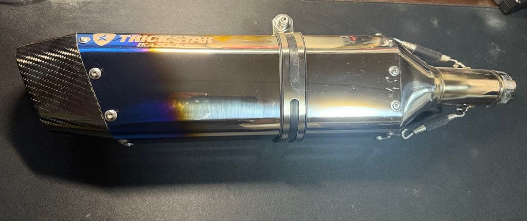 TRICK STAR 政府認証スリップオンマフラー　ninja400