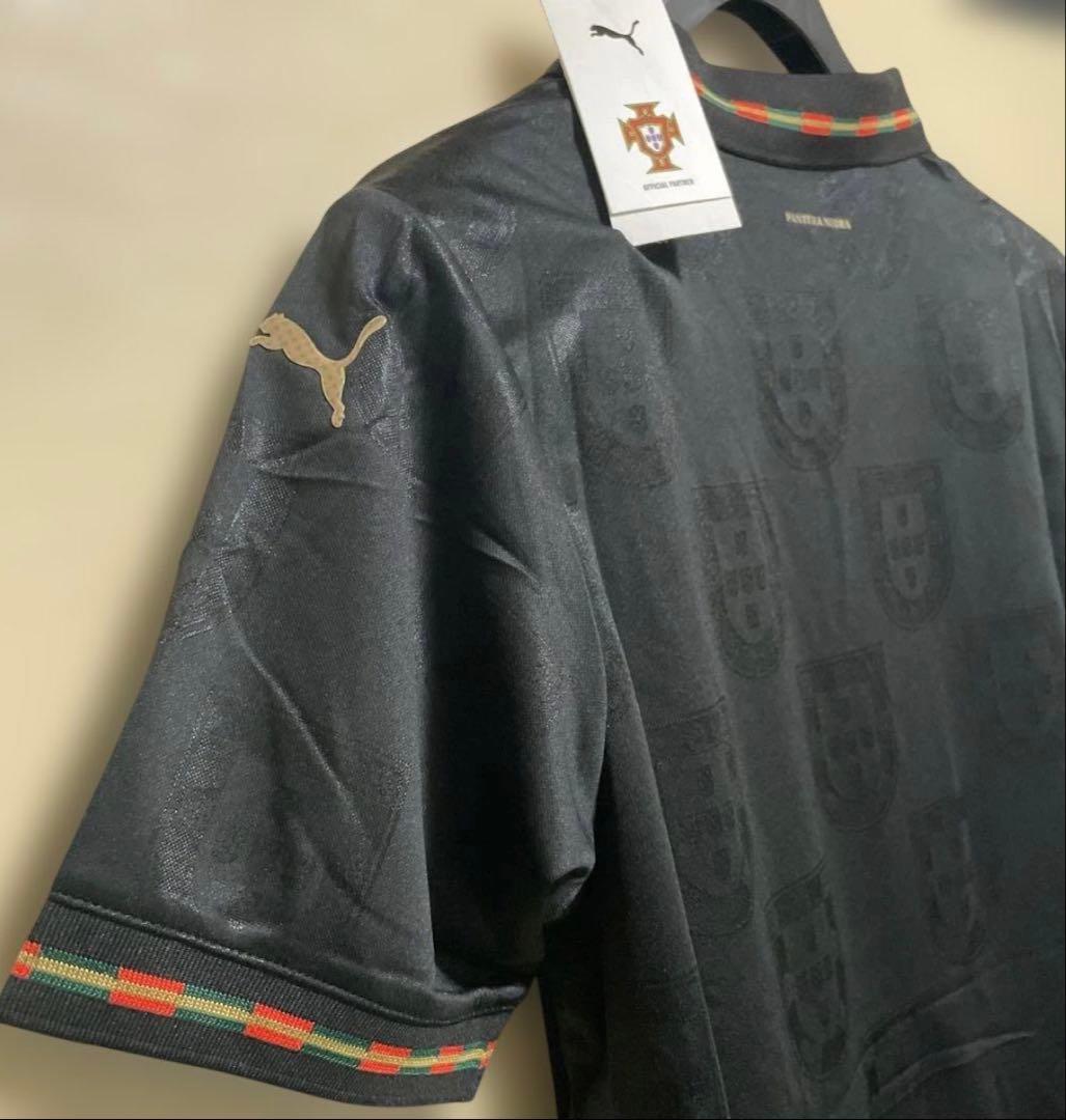 ポルトガル代表 ユニフォーム プーマ製 Lサイズ ブラックデザイン
