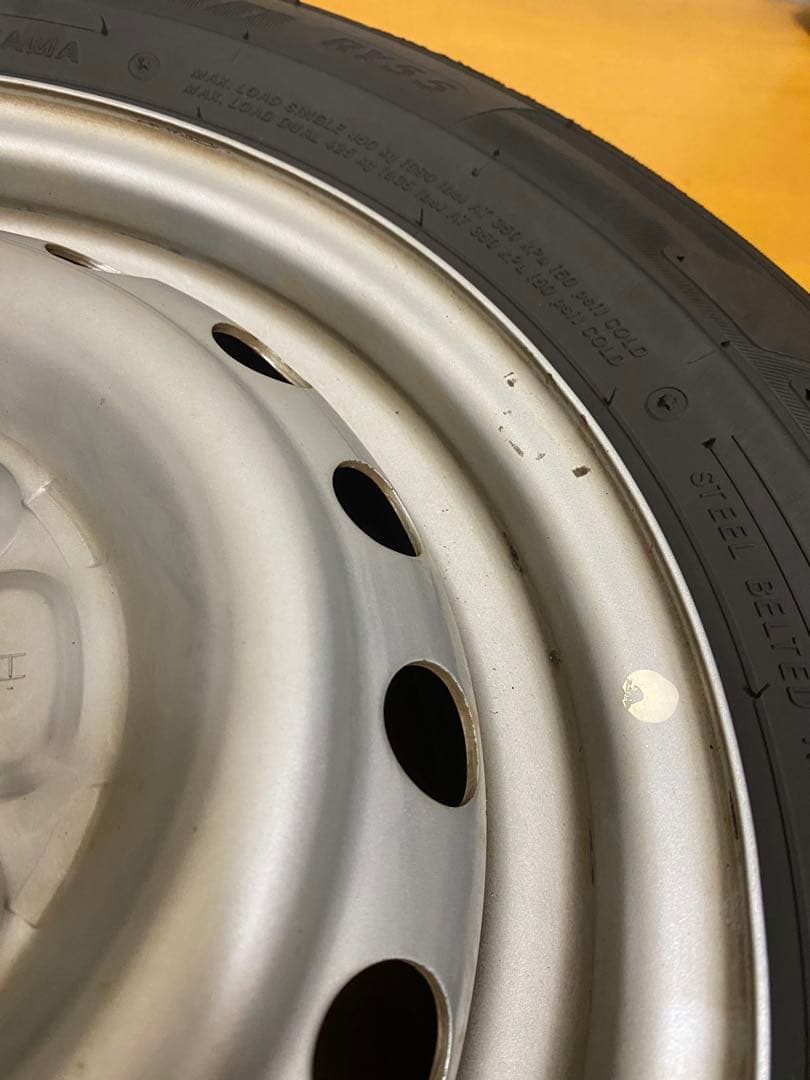 軽トラ　軽バン　ハイゼットカーゴ　純正タイヤ(4本セット)