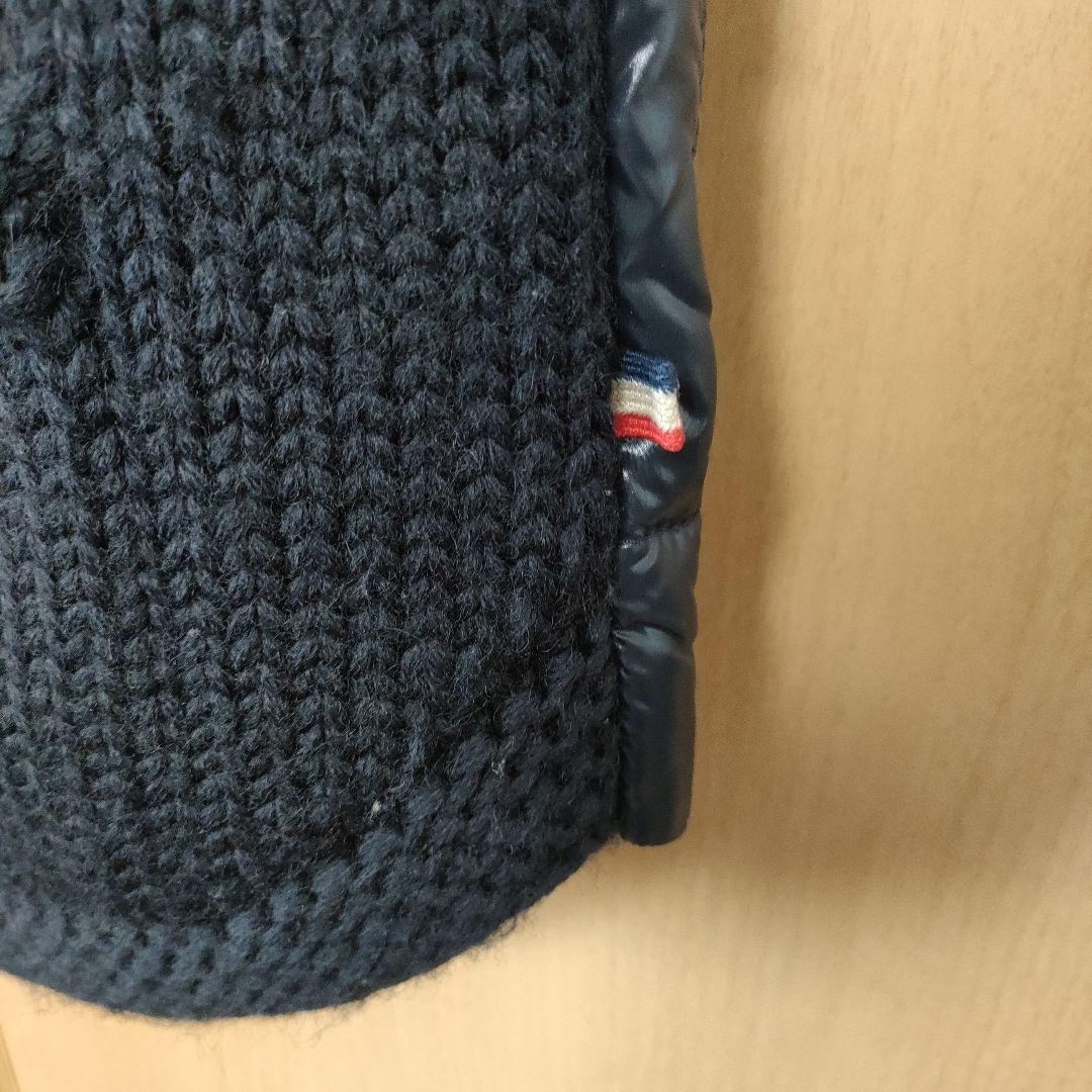美品✨モンクレール ニット切替 ダウンベスト　MAGLIONE TRICOT