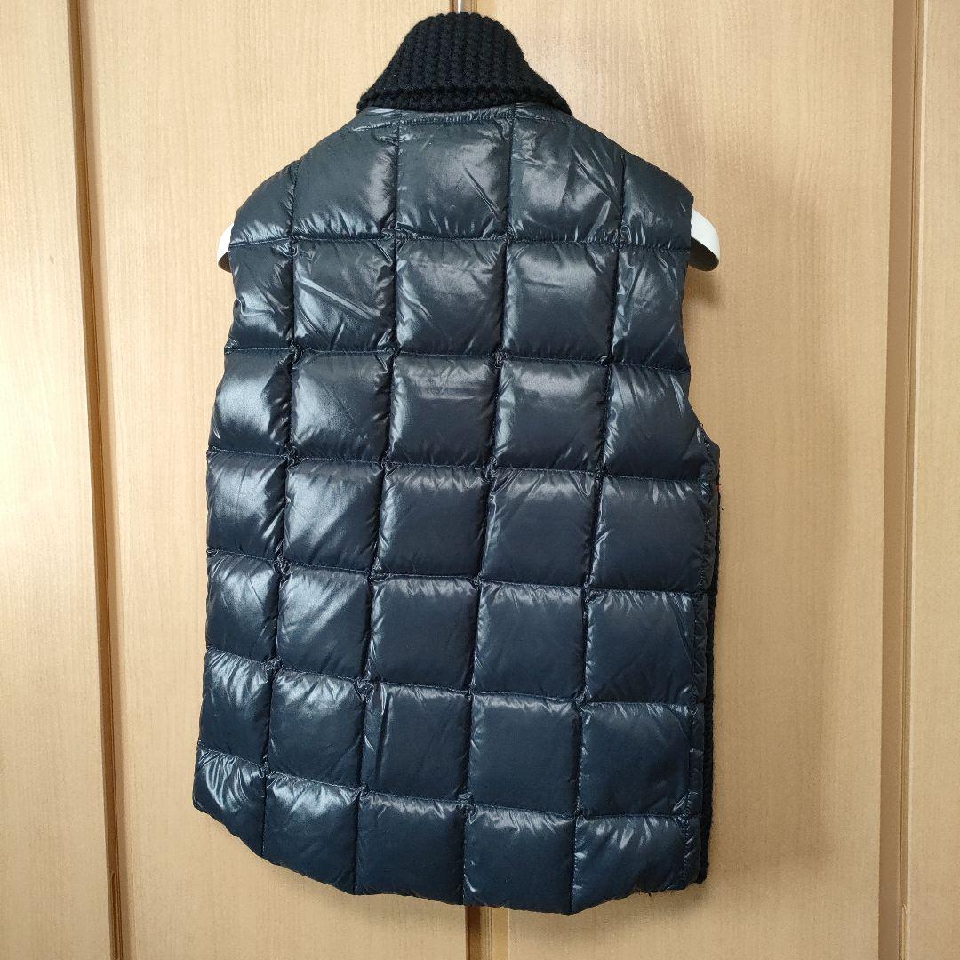 美品✨モンクレール ニット切替 ダウンベスト　MAGLIONE TRICOT