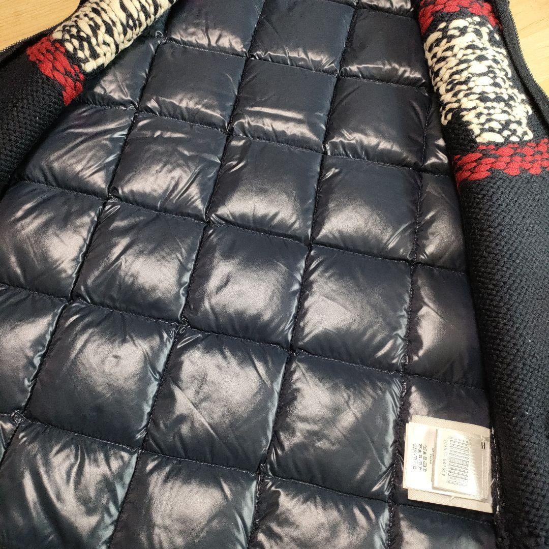 美品✨モンクレール ニット切替 ダウンベスト　MAGLIONE TRICOT