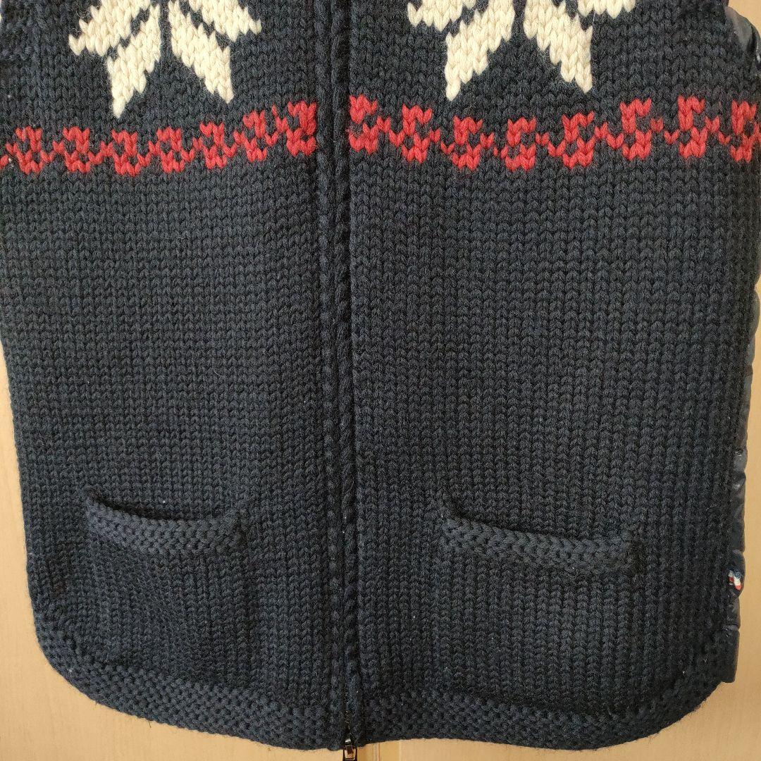 美品✨モンクレール ニット切替 ダウンベスト　MAGLIONE TRICOT