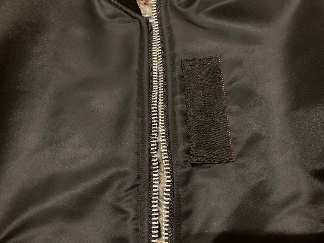 ソロイスト　faux fur lining flight jacket. 48