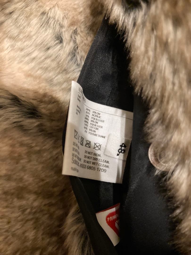 ソロイスト　faux fur lining flight jacket. 48