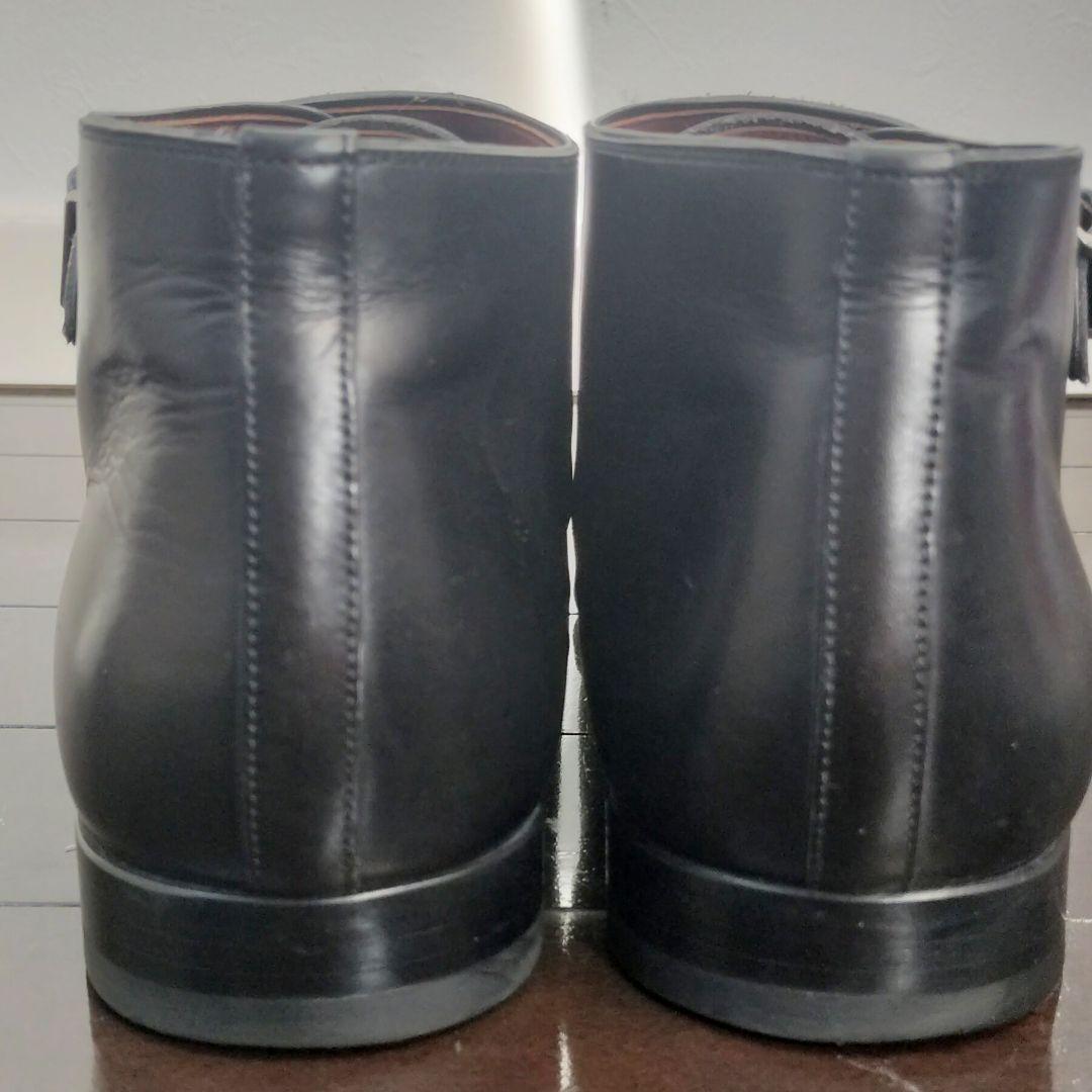 MAGNANNI ダブルモンクレザーチャッカブーツ ブラック 15541