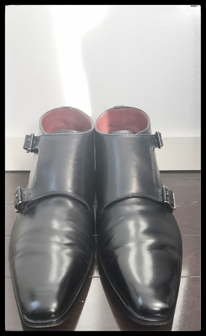 MAGNANNI ダブルモンクレザーチャッカブーツ ブラック 15541