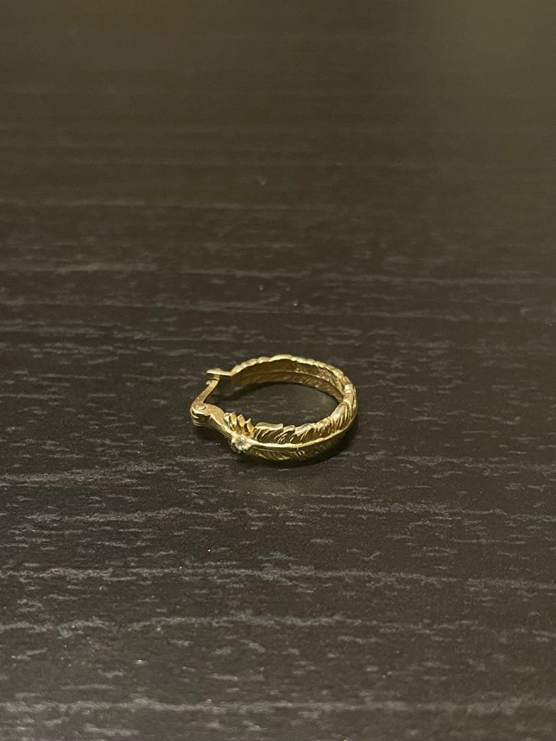 AVALANCHEイエローゴールドピアス