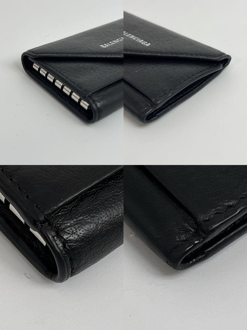 ✨美品✨BALENCIAGA バレンシアガ　ペーパー ６連キーケース ブラック