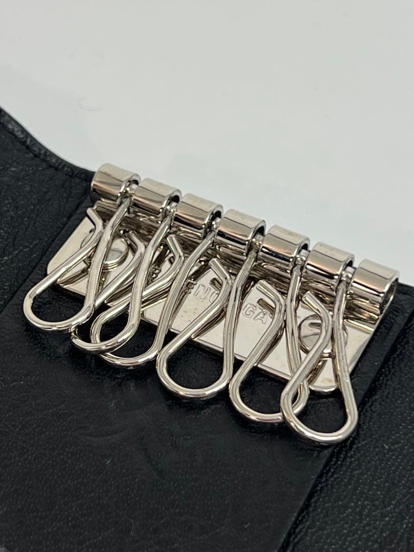 ✨美品✨BALENCIAGA バレンシアガ　ペーパー ６連キーケース ブラック