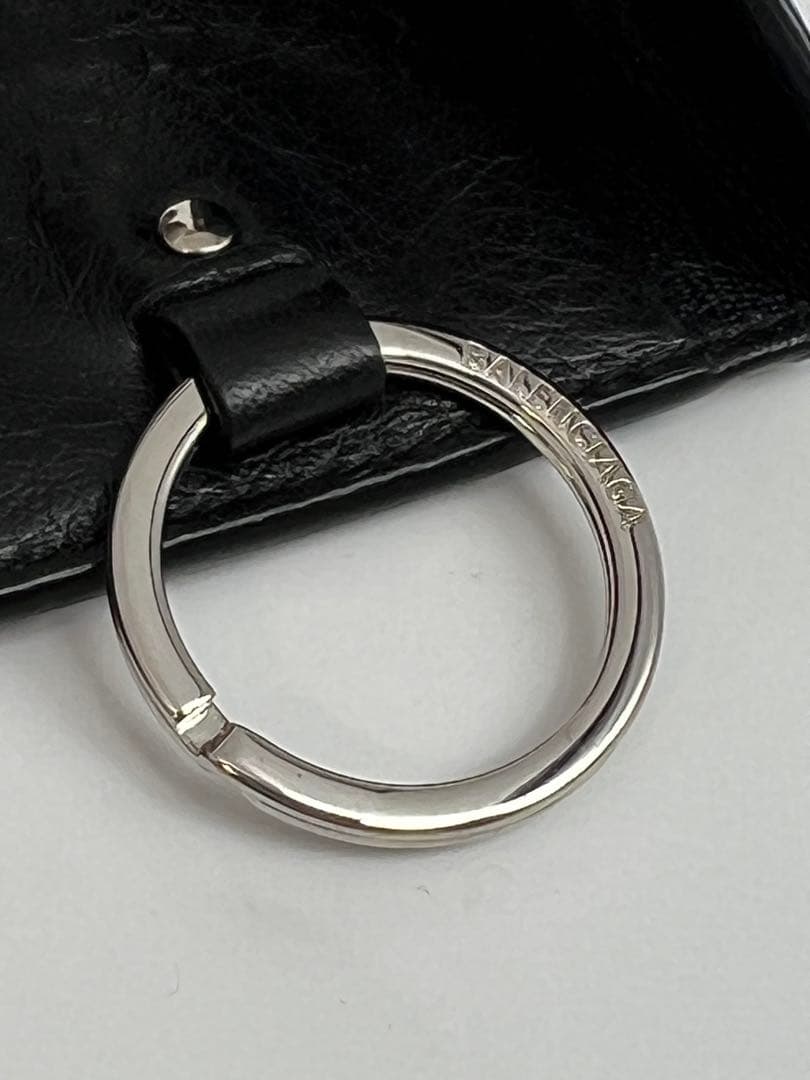 ✨美品✨BALENCIAGA バレンシアガ　ペーパー ６連キーケース ブラック