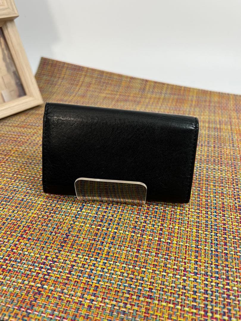 ✨美品✨BALENCIAGA バレンシアガ　ペーパー ６連キーケース ブラック