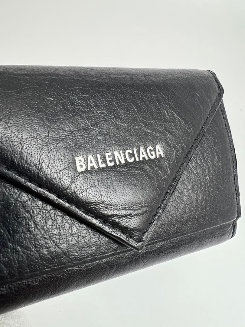 ✨美品✨BALENCIAGA バレンシアガ　ペーパー ６連キーケース ブラック