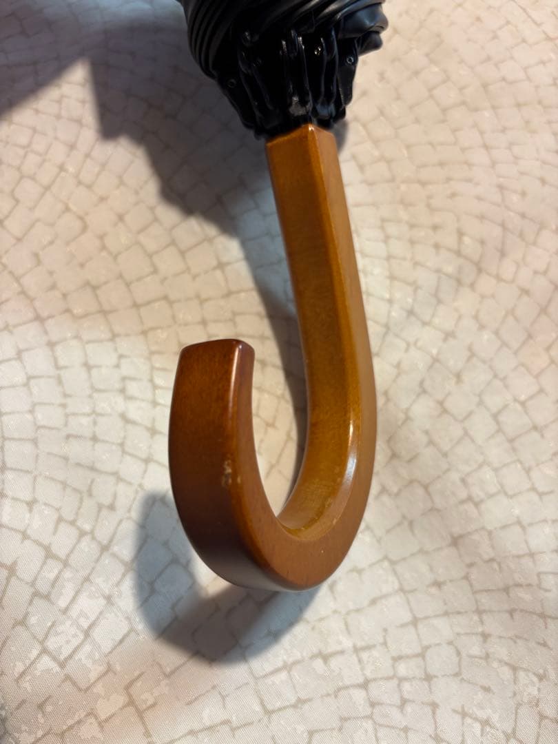 サンバリア100 2段折 フリルフロスト 折りたたみ日傘 グレー