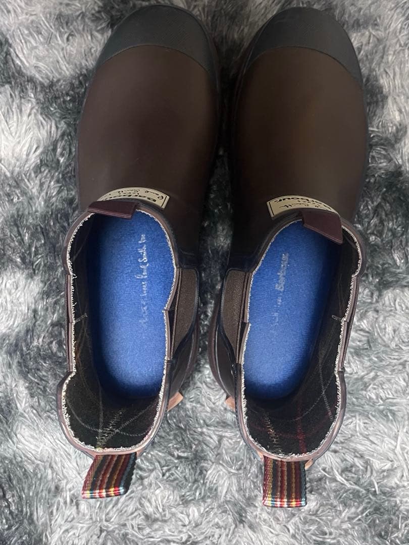 おっくん　PaulSmith×Barbour　コラボ レインブーツ　28