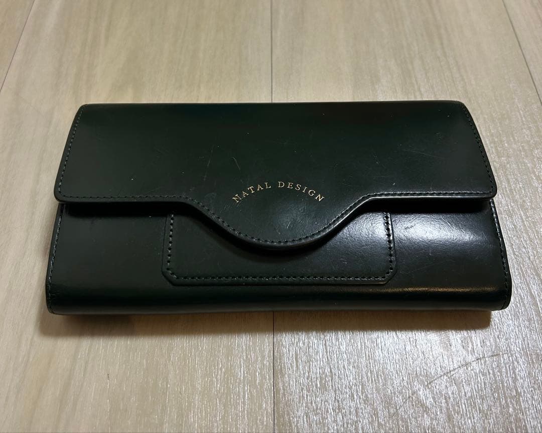 ネイタルデザイン 長財布 グリーン