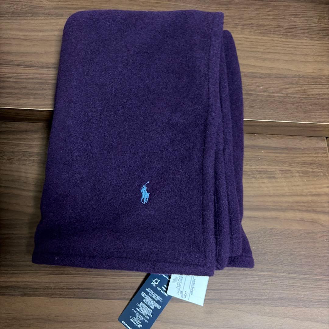 Ralph Lauren パープルブランケット