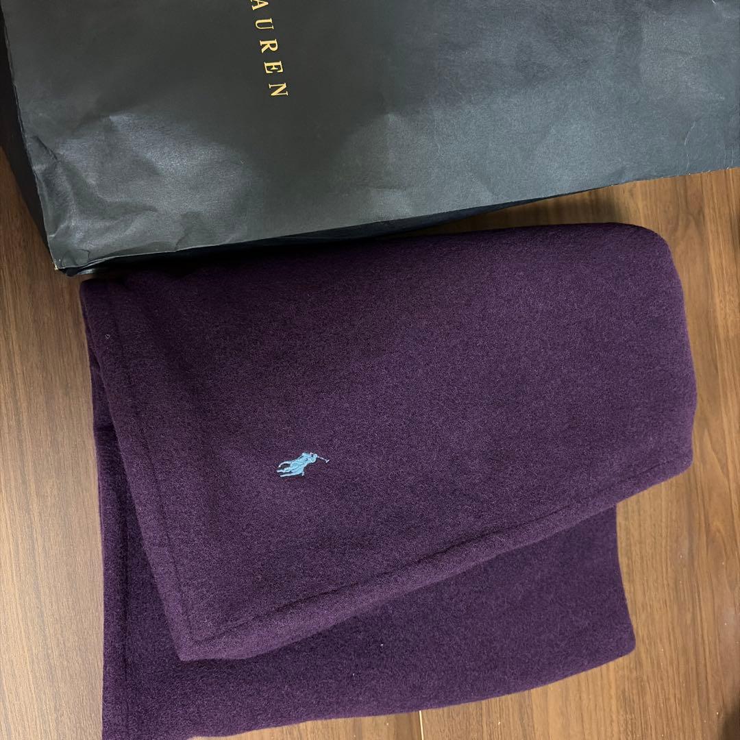 Ralph Lauren パープルブランケット