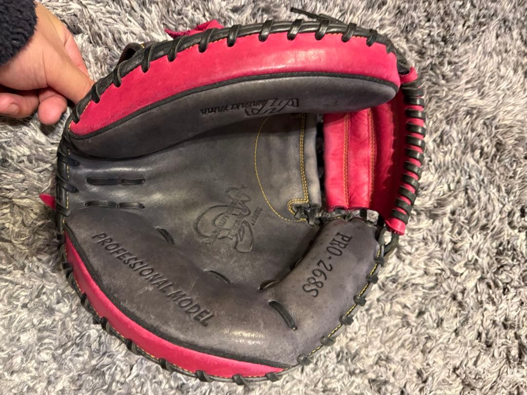 ま*ん様 本日限定 激安出品‼️ハタケヤマHATAKEYAMA 野球 ミット 軟