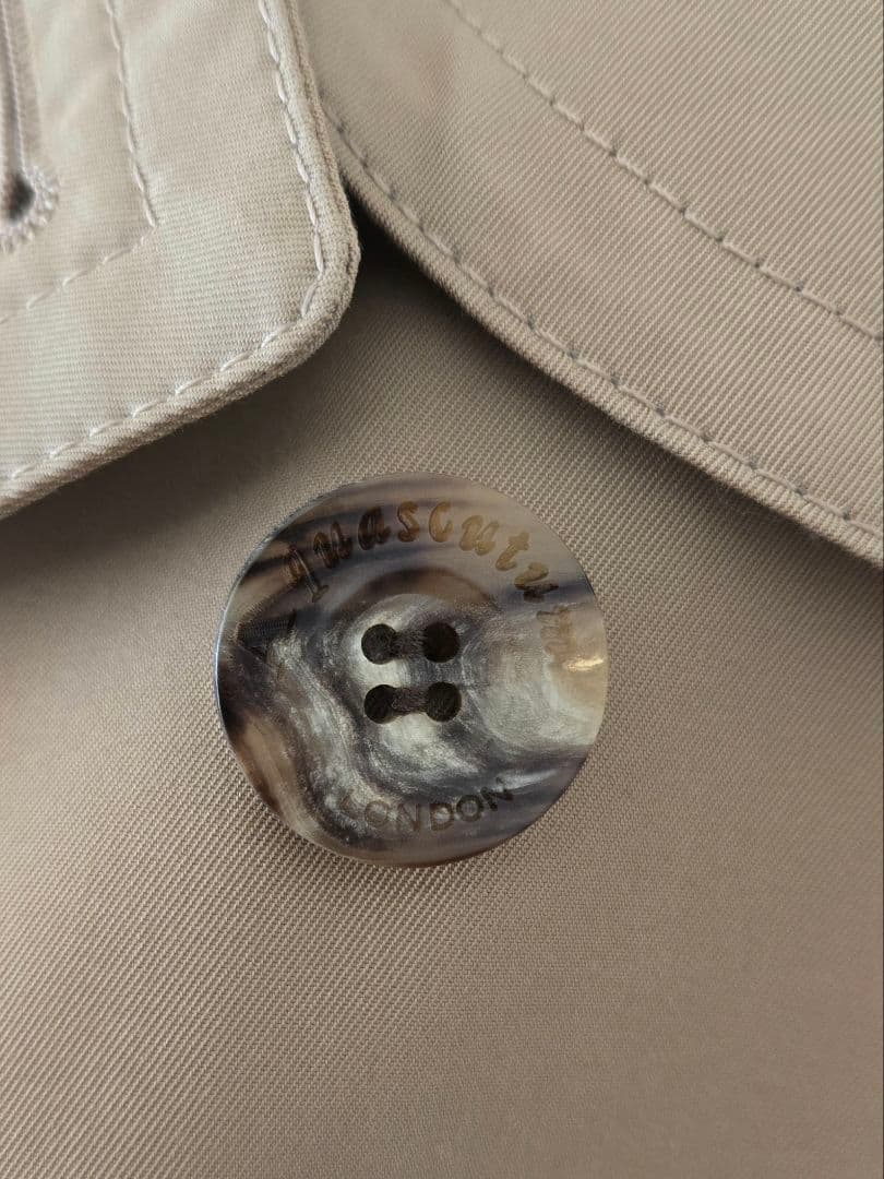 カスタム仕様Aquascutum トレンチコート大草直子ロングモデル