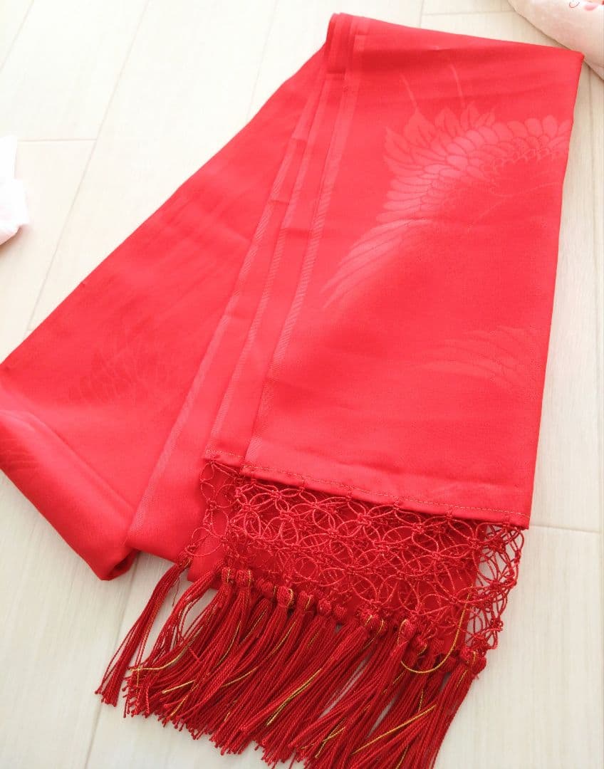 ​【きものやまと】七五三 7歳 女の子着物セット 白地 花と鶴