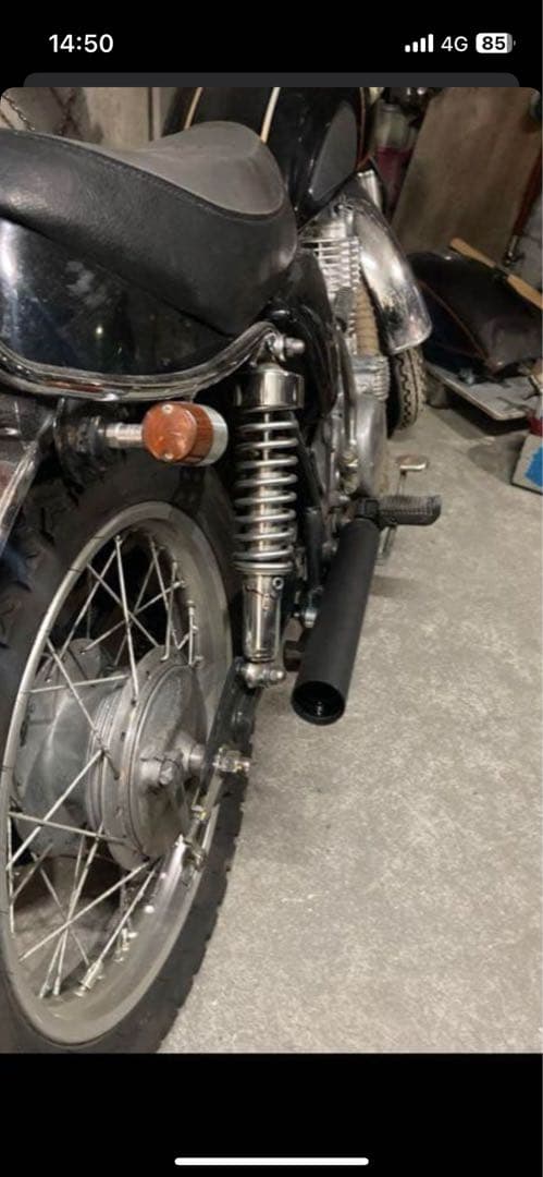 Lio Ray　sr400 チョッパーマフラー　ボバー　フリスコ　ヤマハ