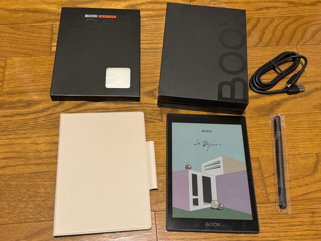 BOOX Tab Mini C 純正カバー付き