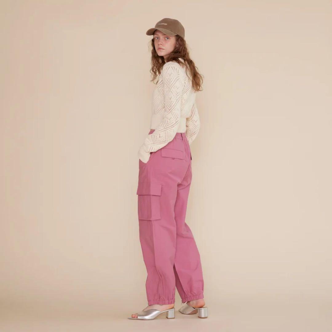 searoomlynn ☆ ヘムZipルーズカーゴパンツ（ピンク）