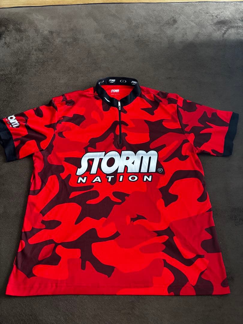 STORM カモフラージュ ボウリングシャツ 2XL(110)