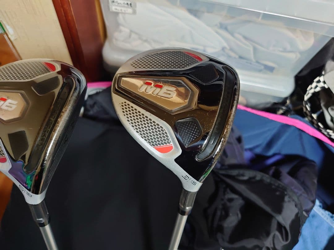 テーラーメイドM6 フェアウェイウッド 3W 5W S！かなり安っ！2本セット！