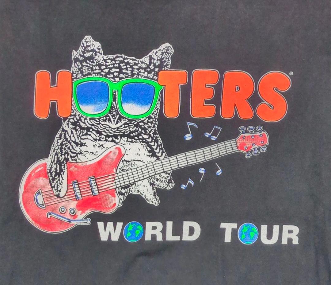 レア アメリカ製 HOOTERS Tシャツ セカオワ 深瀬着 両面プリント XL