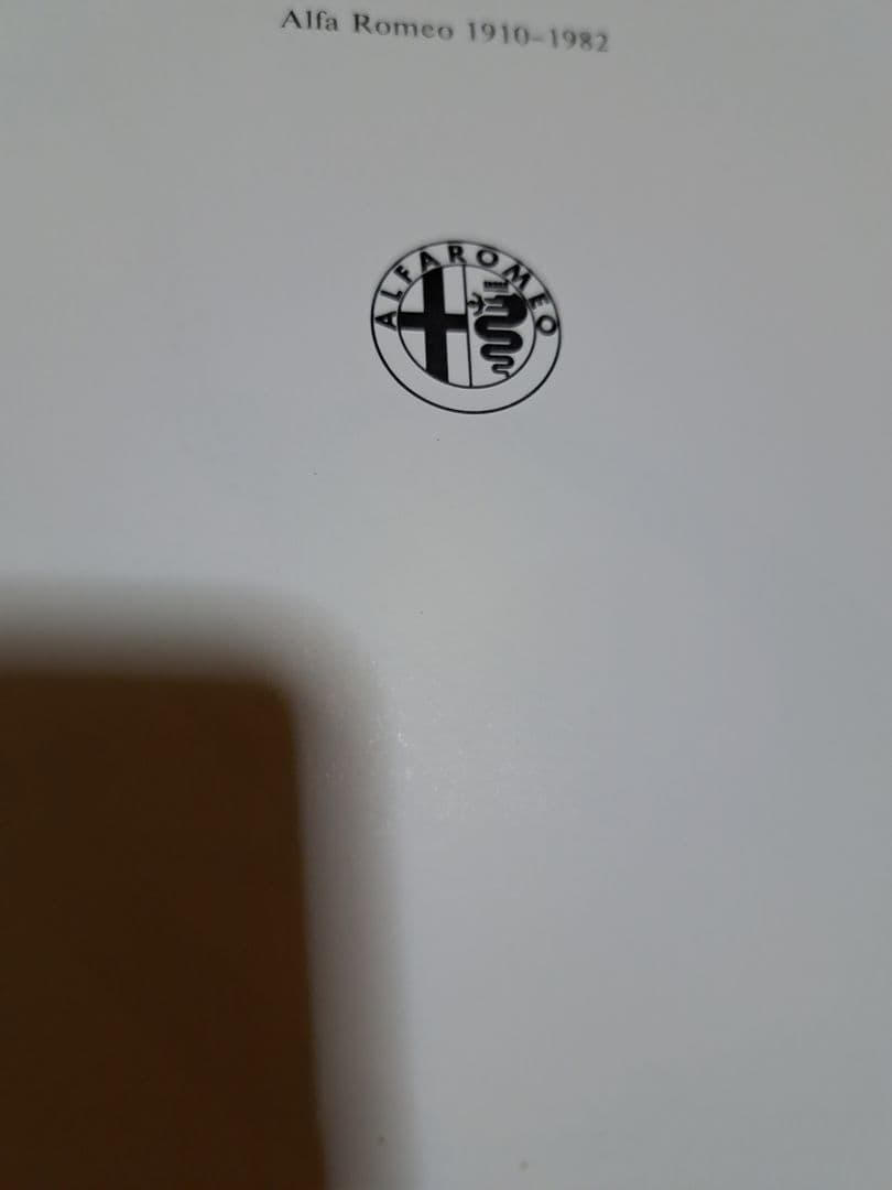 洋書 Alfa Romeo Catalogue raisone 1910-1982