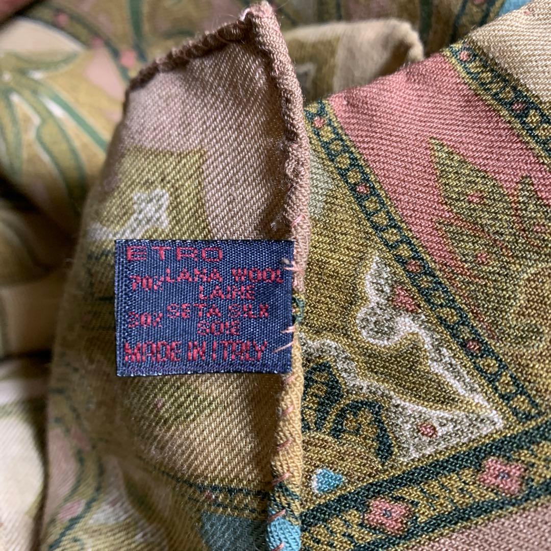 エトロ　大判ストールショール