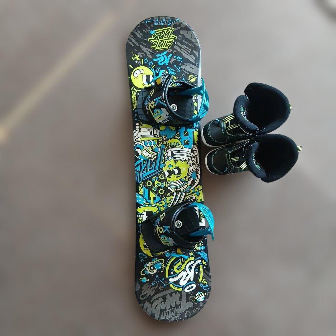 K２ MINI TURBOキッズ スノーボード ビンディング ブーツ ３点セット