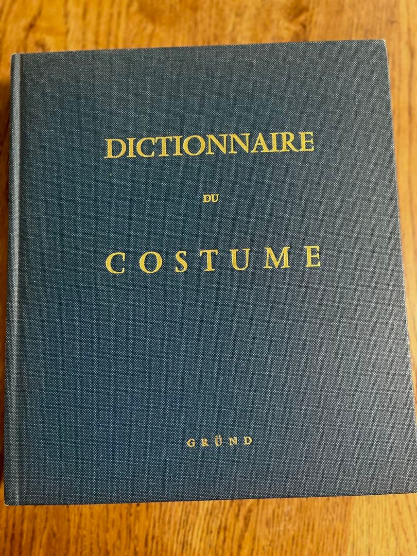 Dictionnaire du Costumeフランス語コスチューム辞典 希少？