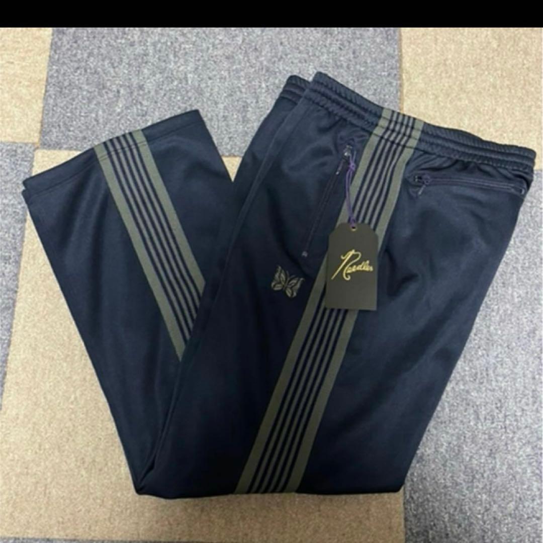 Needles トラックパンツ　ネイビー　ストレート　21aw