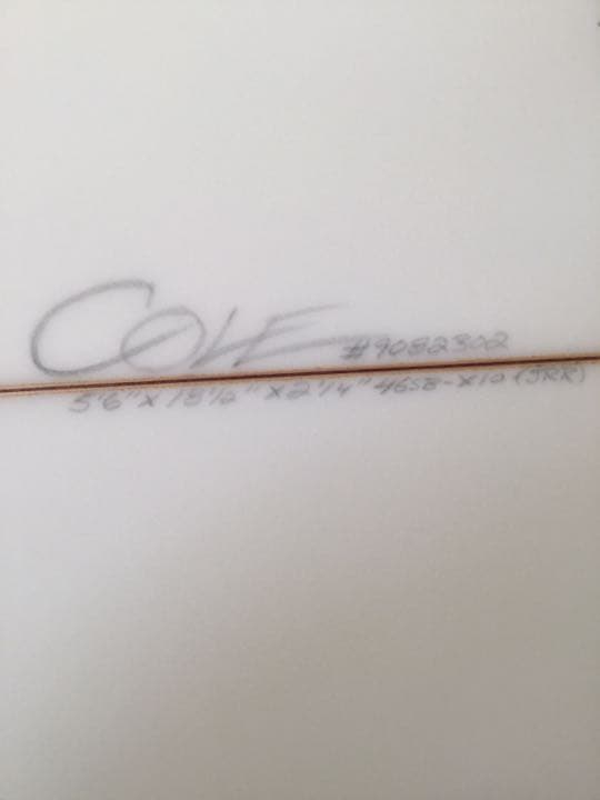 COLE 5.6サーフボード 中古品