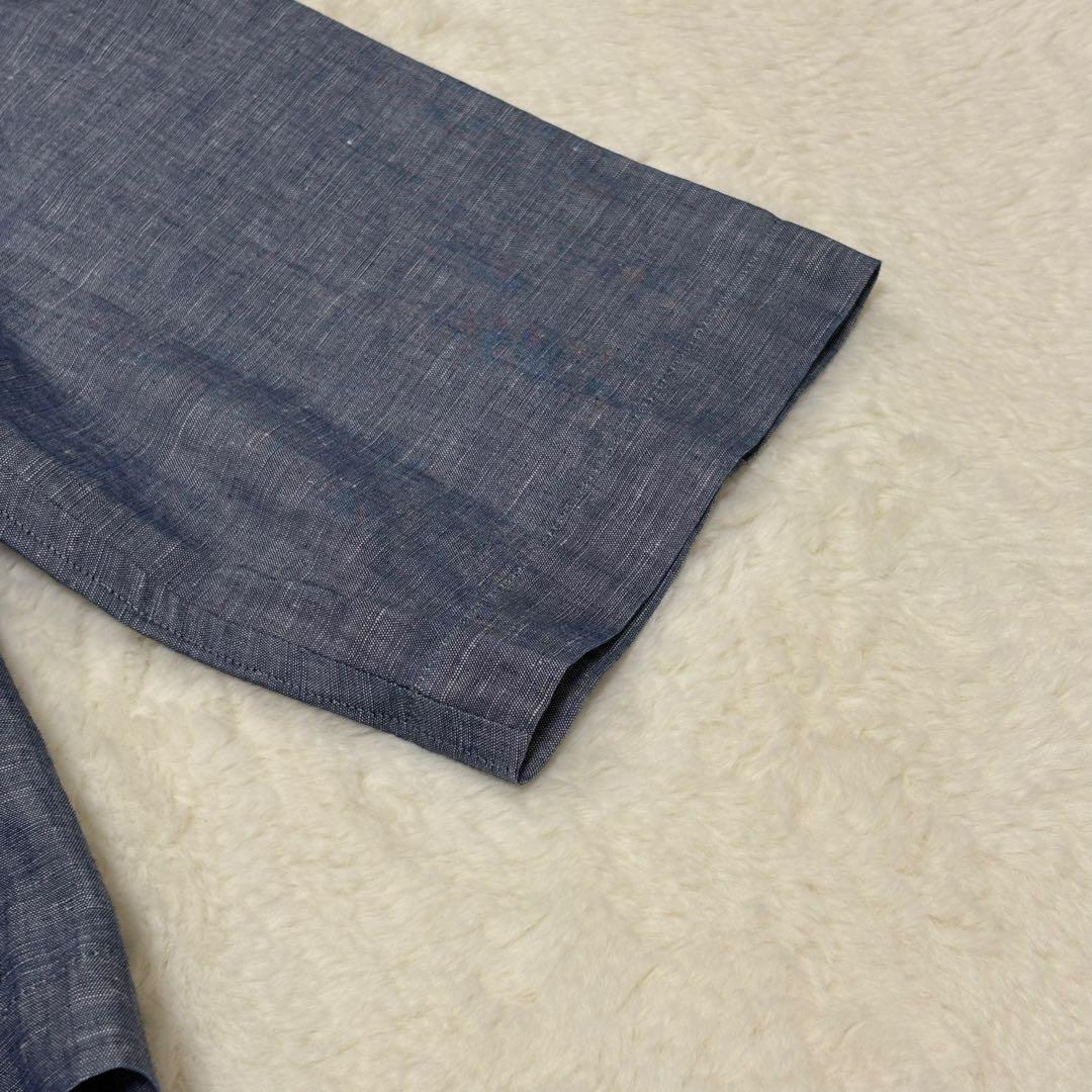 2024SS美品✨TOUJOURS インディゴ コットンリネンアトリエジャケット