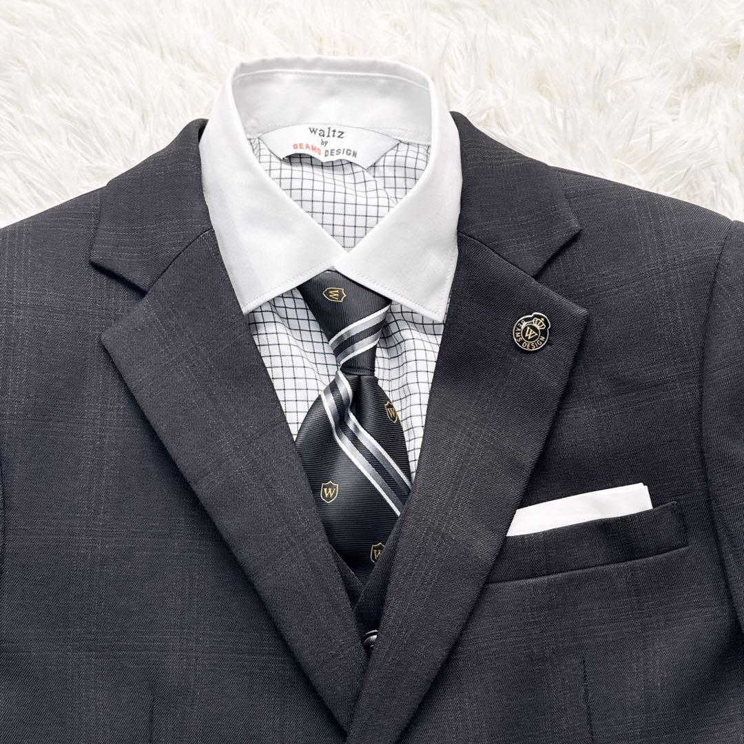 極美品✨ワルツバイビームス BEAMS DESIGN スーツ 黒 150