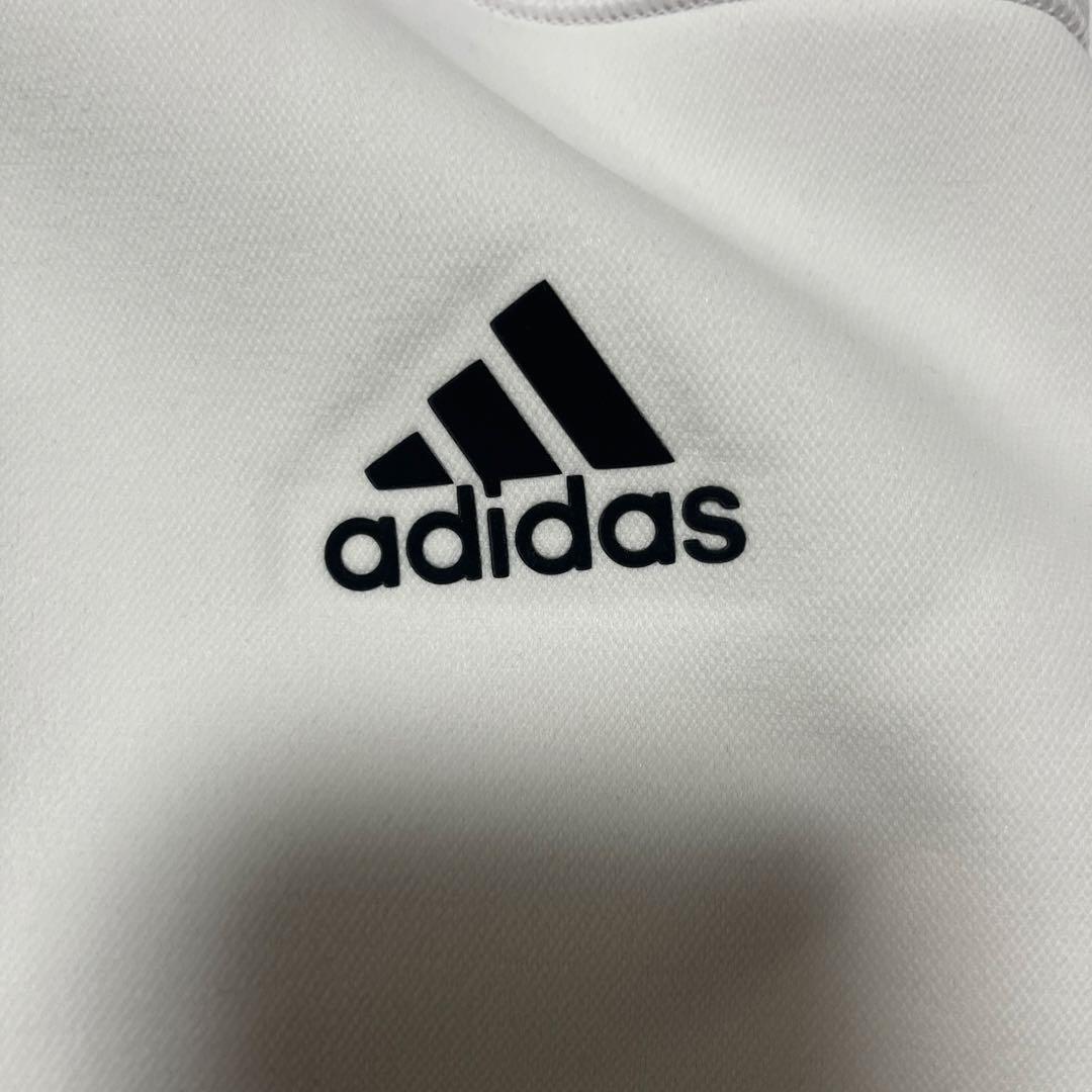 【新品タグ付】アディダス　白シンプルジャケット スポーツウェア Ｌサイズ