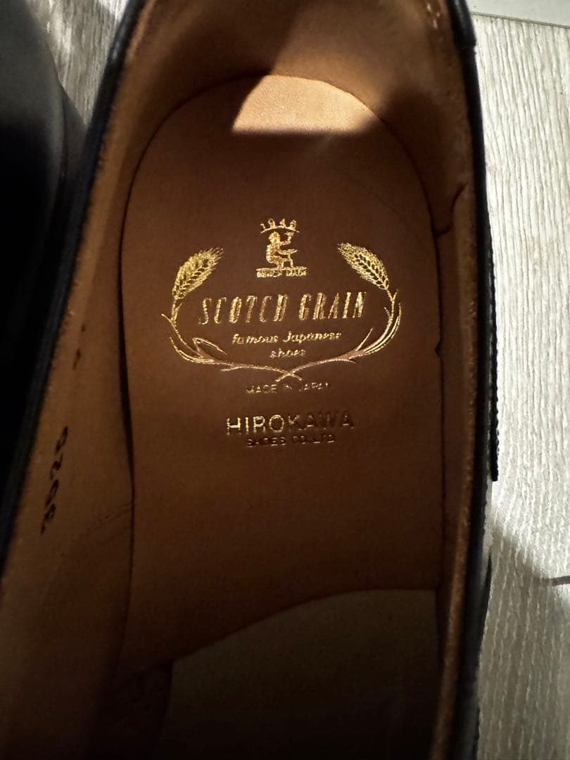 【未使用】 SCOTCH GRAINウィングチップギリー27.0cm EEE