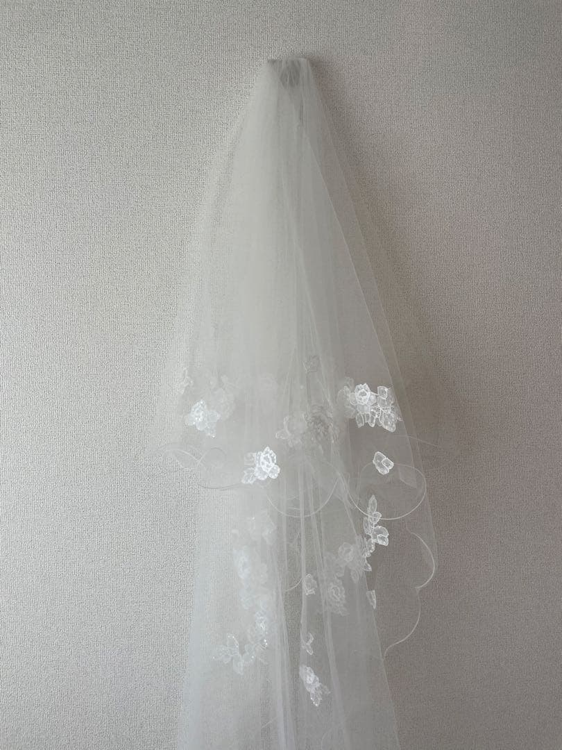 【おまけ付き】結婚式　桂由美　ウエディングドレス➕ロングベール