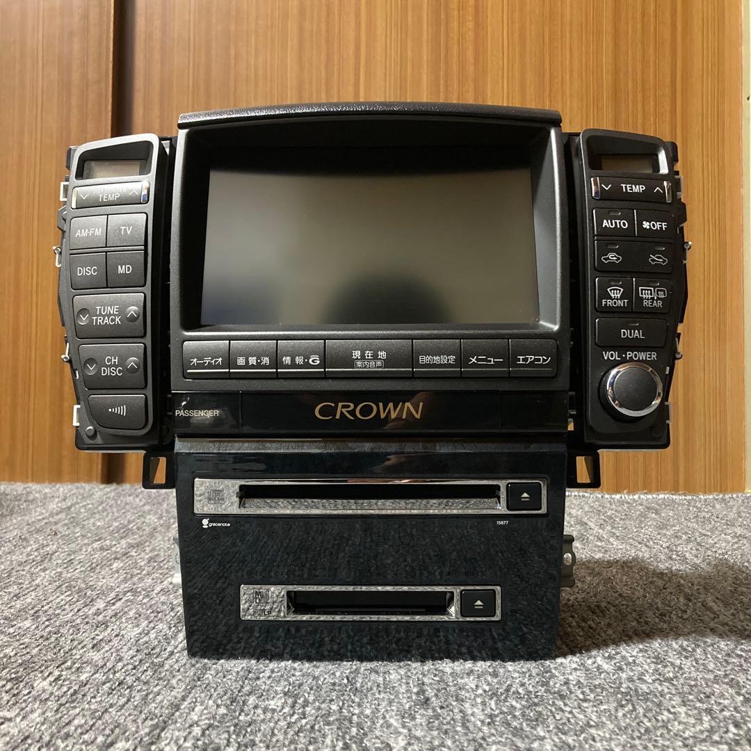 18クラウン 後期 純正 マルチモニター 動作確認済み