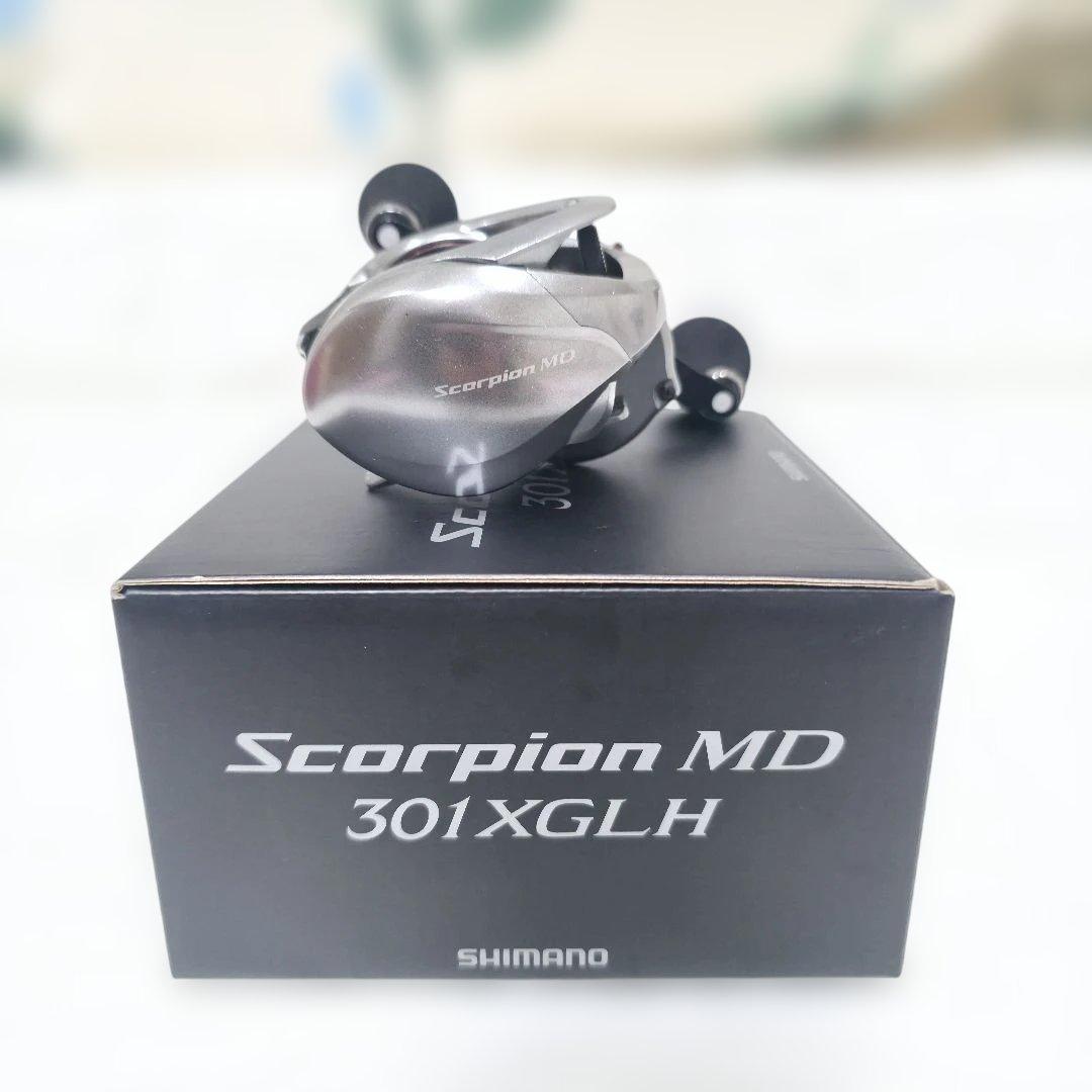 【142】美品 シマノ スコーピオンMD 301XGLHベイトリール【左巻き】