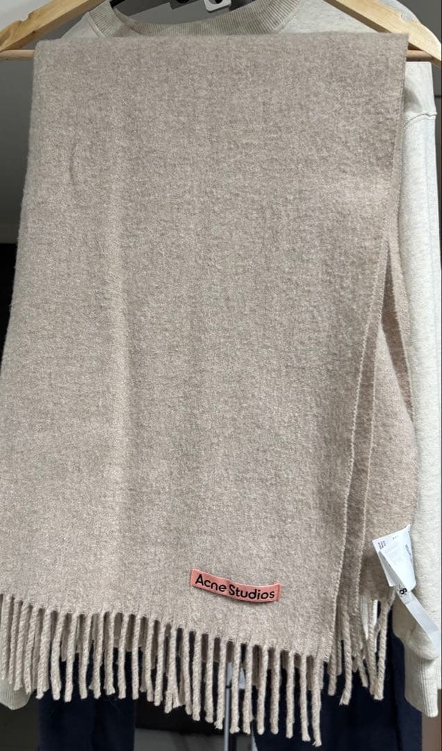 Acne Studios フリンジウールスカーフ(クリーニング済)