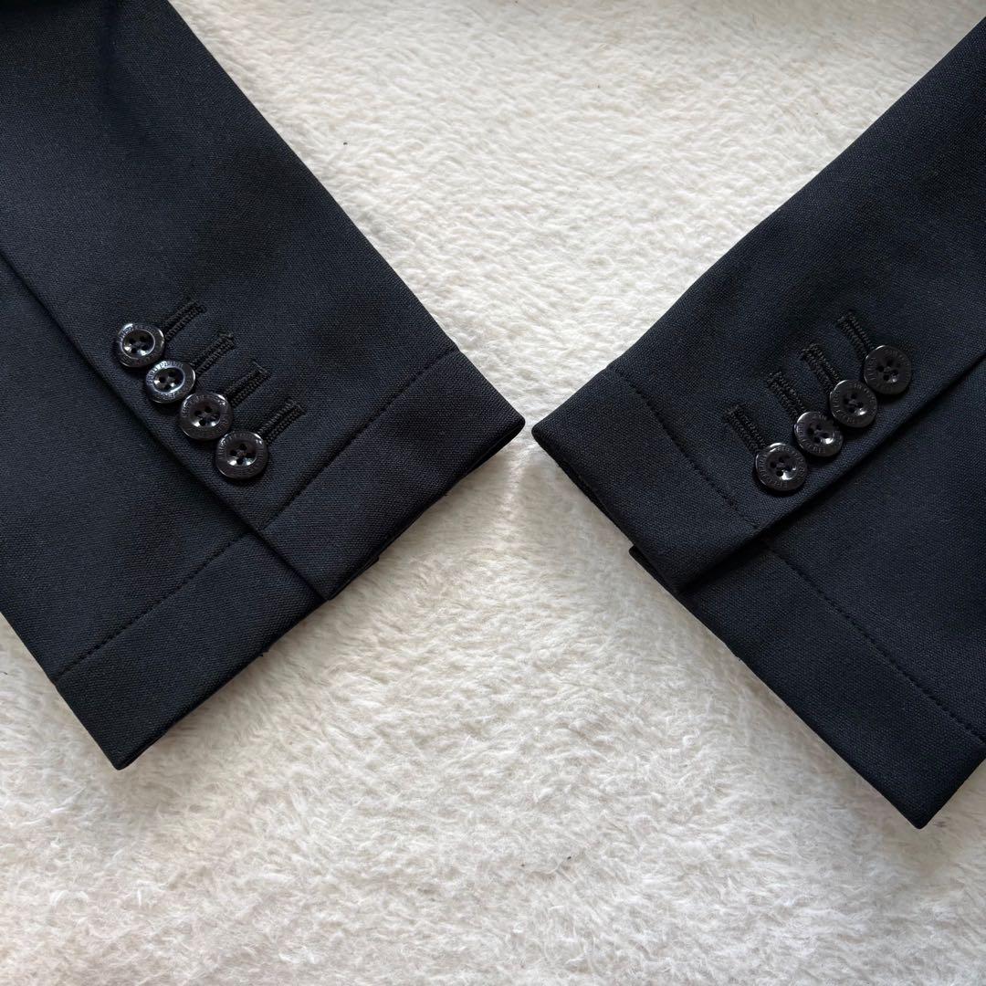 フレッドペリー　テーラードジャケット　ジャージ素材　黒　XL 大きいサイズ