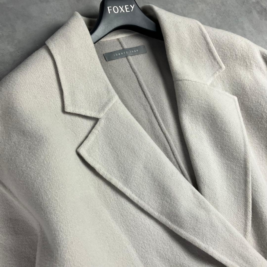 theory luxe セオリーリュクス リバーコート ダブルブレスト